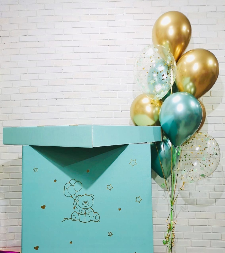 1112-0388 Набір гелієвих кульок із 9 шт