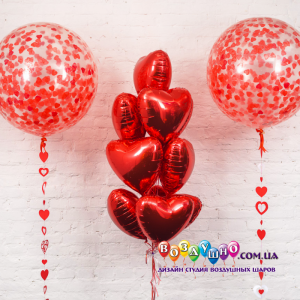 1112-0221  Набір гелієвих кульок із 13 шт