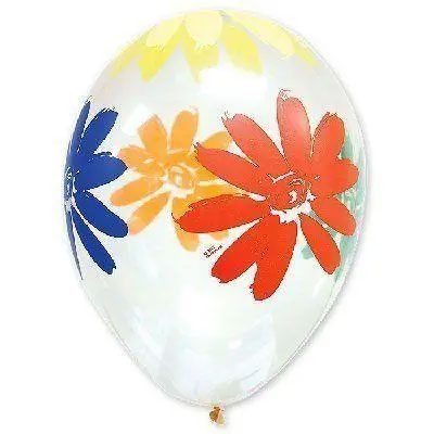 Шар латексный с гелием  Кристал Ромашки 14", артикул 1103-0885