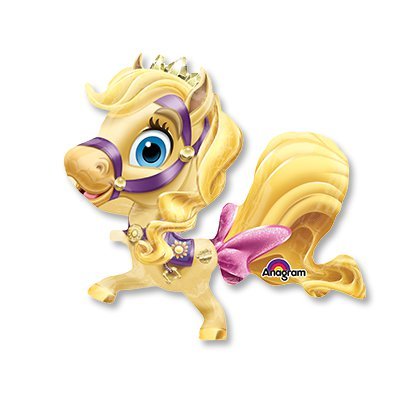 1208-0344 Ходячая фольгированная фигура с гелием  Disney Лошадка, размер 83х76 см