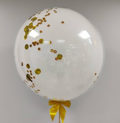 Кулька  з гелієм  Bubbles (баблс, бабл, BOBO) Дзеркальний (дабл стафф) 22", артикул 1115-0005