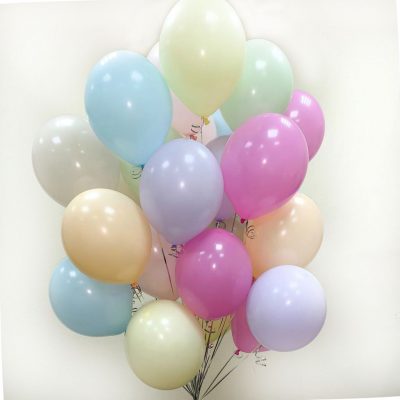Кулька латексна з гелієм  Пастель Макарунс (з Hi-Float) 12", артикул 1103-0006