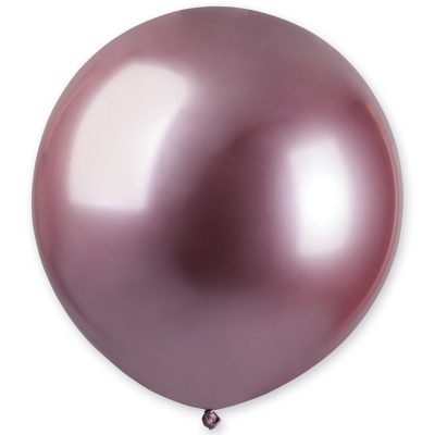Латексный шар с гелием  Хром Розовый 18", артикул 3102-0542