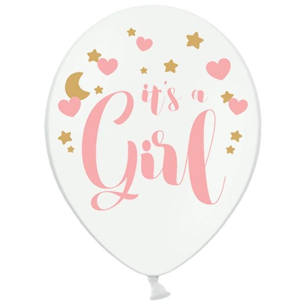 Кулька латексна  Пастель It's a girl 14", артикул 3103-1149