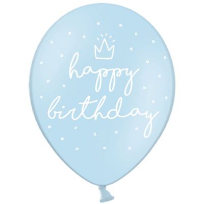 Шар латексный  HB голубая 14"", артикул 3103-1137