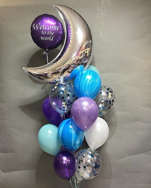 1112-0376 Набор гелиевых шаров из 16 шт