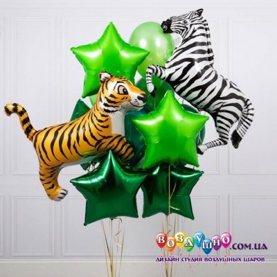 1112-0452 Набор гелиевых шаров из 12 шт
