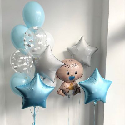 1112-0542 Набір гелієвих кульок із 12 шт