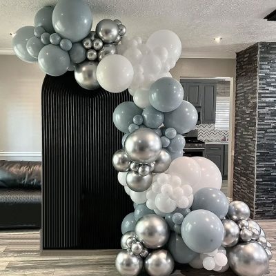 1110-0049 Фотозона из воздушных шаров, размер 100 на 200 см