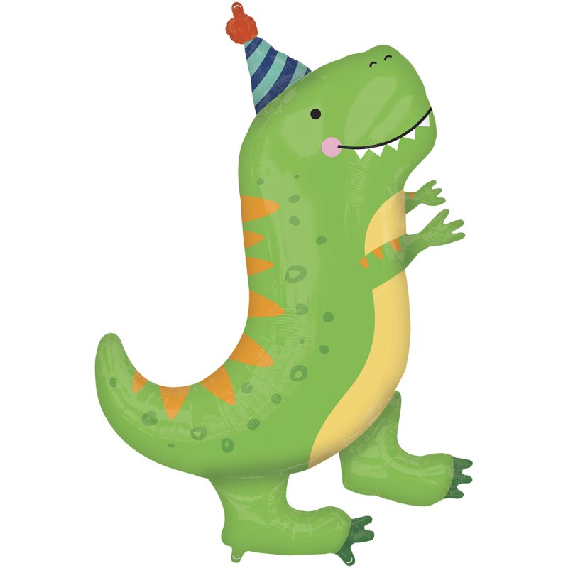 3207-2044 Шар фольгированный с гелием  Динозавр T-REX, размер 66х86 см