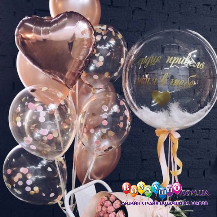 1112-0306 Набор гелиевых шаров из 10 шт