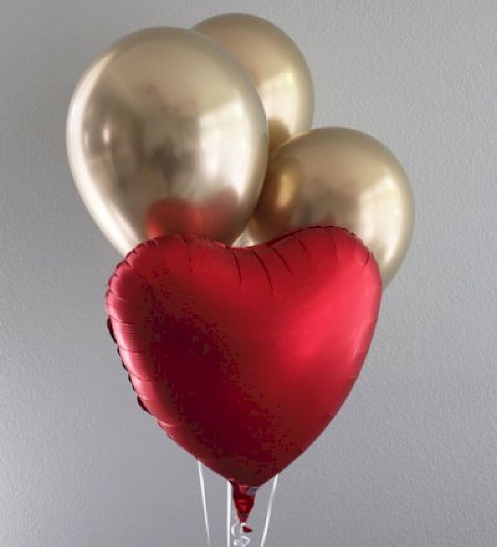 1112-0651 Набор гелиевых шаров из 4 шт